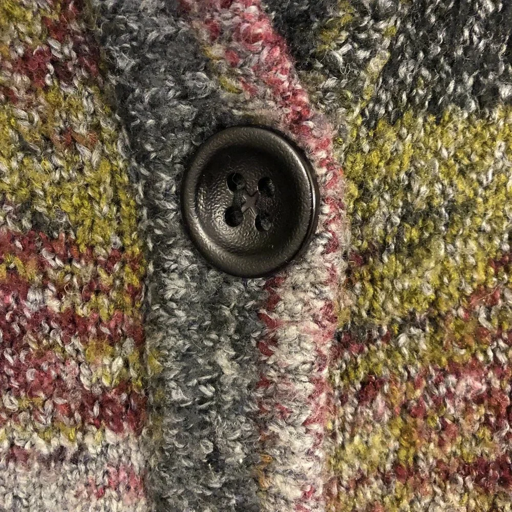 Kensie Heavy Button Cardigan Sweater